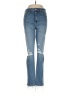 Just Black Hearts Blue Jeans Size 29 waist - photo 1