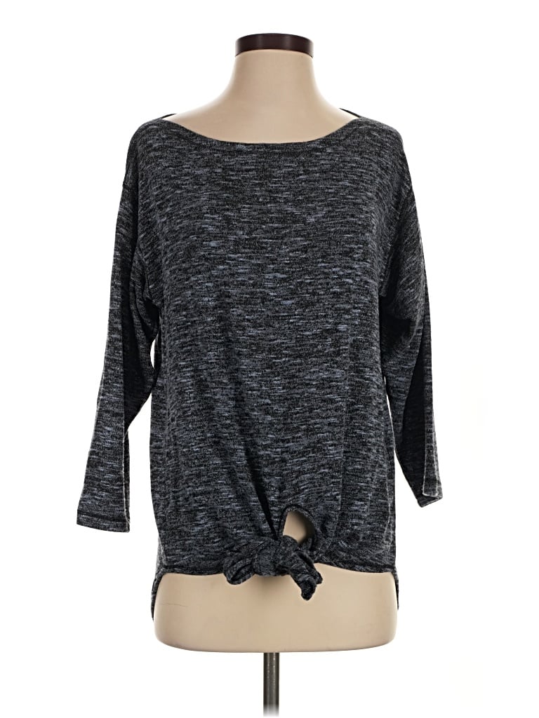 Pre-owned Max Studio Pullover Sweater In Gray