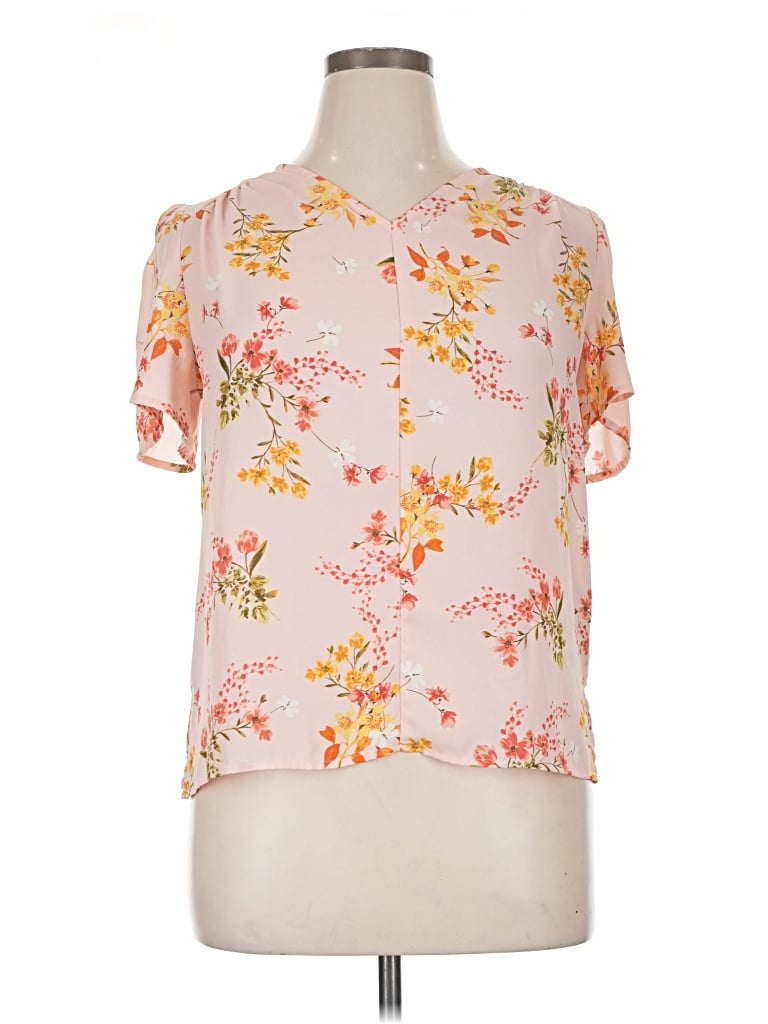 Pre-owned Jcpenney Short Sleeve T-shirt In Pink