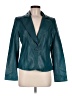 Siena Studio 100% Polyester Teal Leather Jacket Size M - photo 1