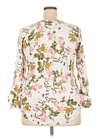 Brina & Em 3/4 Sleeve Blouse (view 2)