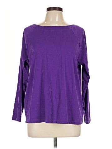 Lauren by Ralph Lauren 3/4 Sleeve T-Shirt (view 1)