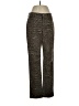 NYDJ Animal Print Brown Jeans Size 4 - photo 1