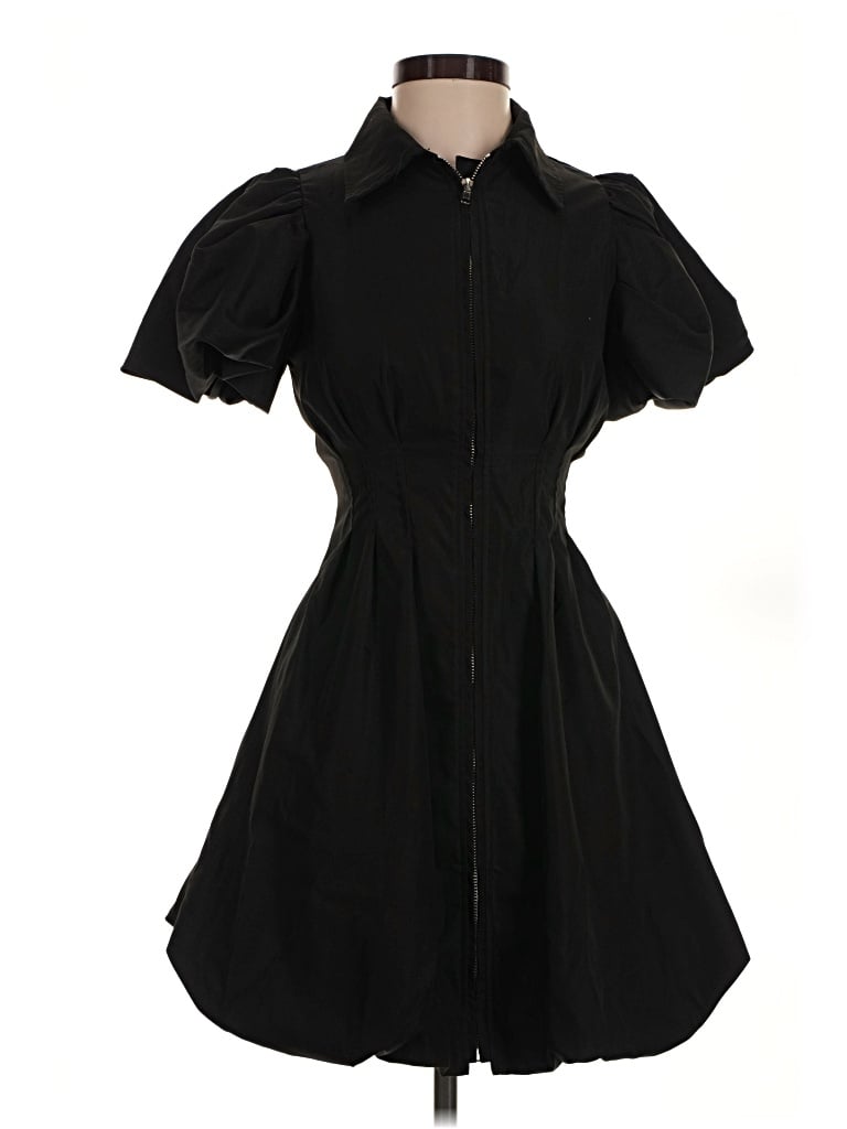 Pre-owned Olivaceous Casual Dress In Black