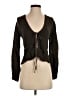 Babaton 100% Cupro Brown Long Sleeve Blouse Size XS - photo 1