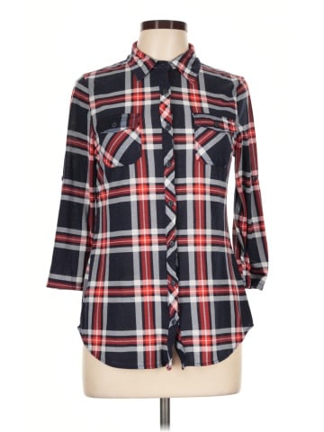 Eden & Olivia 3/4 Sleeve Button-Down Shirt (view 1)