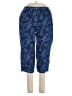 Woman Within 100% Cotton Paisley Blue Active Pants Size 14w - photo 1