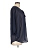 Glam 100% Polyester Blue 3/4 Sleeve Blouse Size L - photo 4