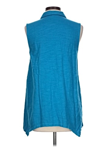 PASSPORTS Sleeveless Button-Down Shirt (view 2)