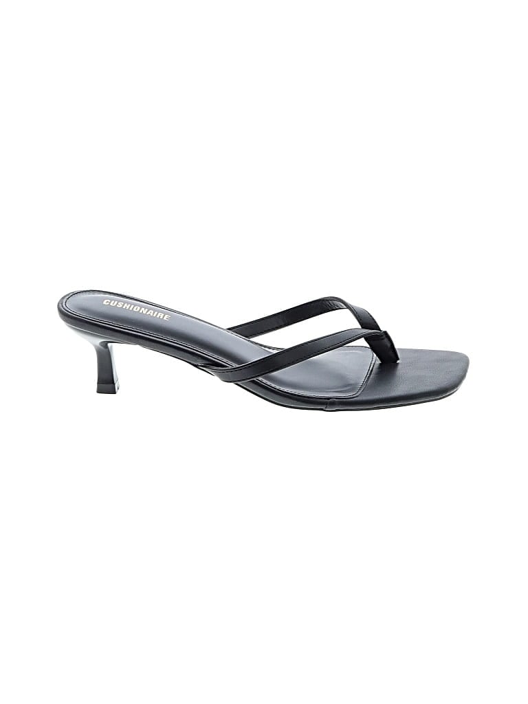 Pre-owned Cushionaire Sandals In Black