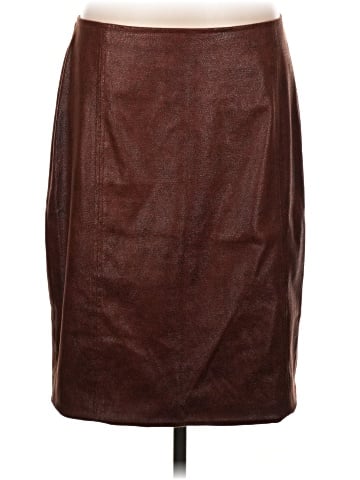 Chico's Faux Leather Skirt (view 1)