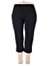 Lands' End Solid Black Active Pants Size 2X - photo 1