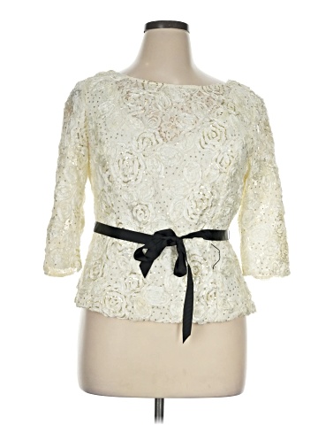 Alex Evenings 3/4 Sleeve Blouse (view 1)