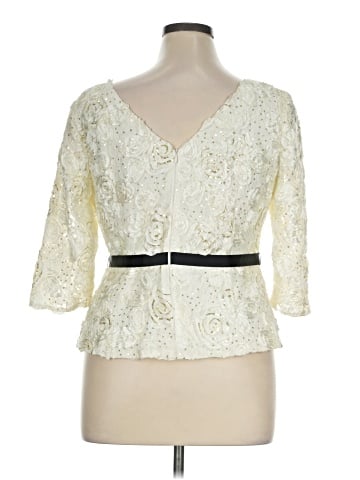 Alex Evenings 3/4 Sleeve Blouse (view 2)