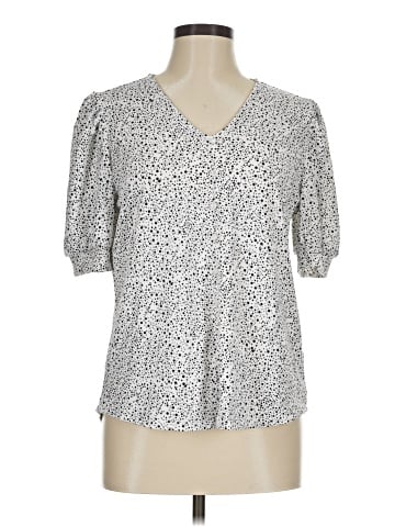 Adrianna Papell Short Sleeve Blouse (view 1)