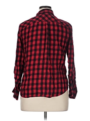 Faded Glory Long Sleeve Button-Down Shirt (view 2)