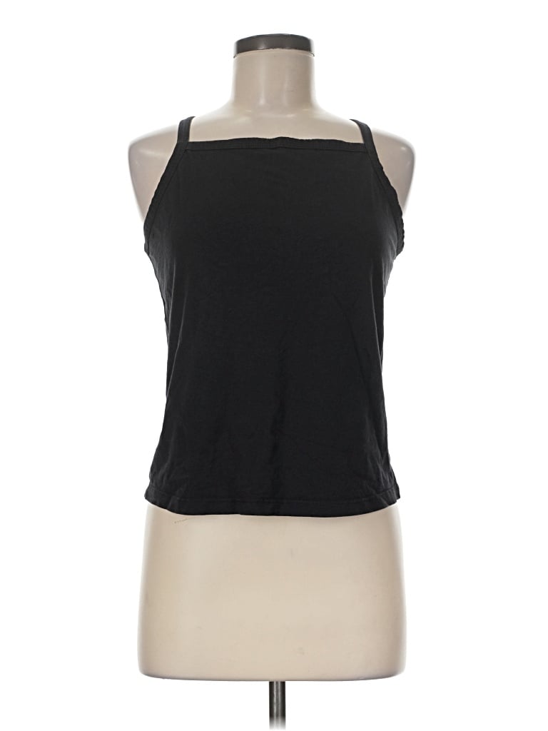Pre-owned Marine Layer Tank Top Black Halter Neckline Tops