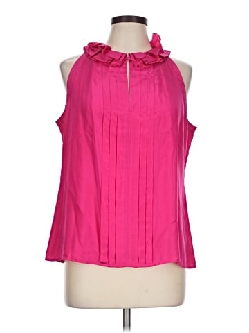 Elena Solano Sleeveless Silk Top (view 1)