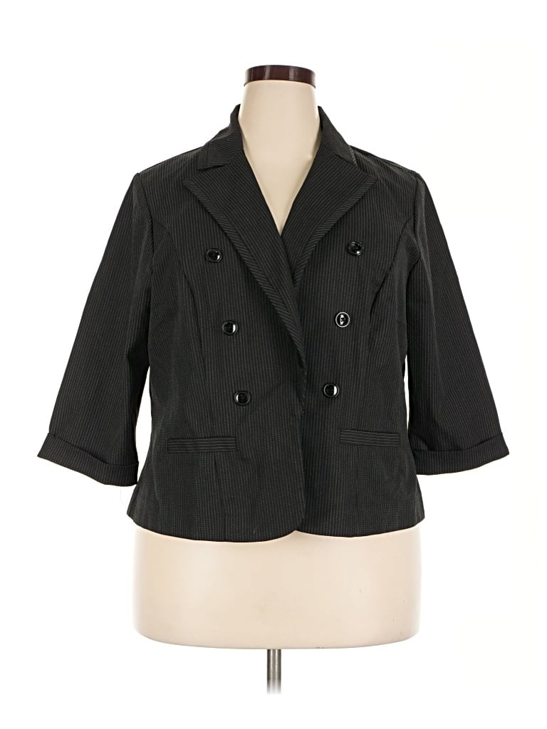 Pre-owned Maurices Blazer Jacket In Black