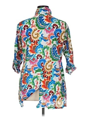 Toofan 3/4 Sleeve Button-Down Shirt (view 2)