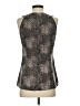 Banana Republic 100% Polyester Silver Tank Top Size 4 - photo 2