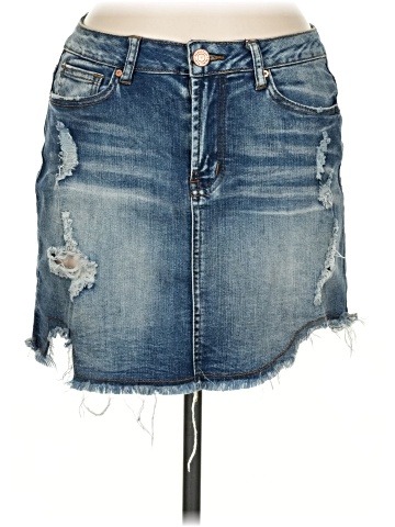Indigo Rein Denim Skirt (view 1)