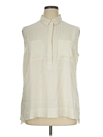 Ann Taylor Sleeveless Button-Down Shirt (view 1)