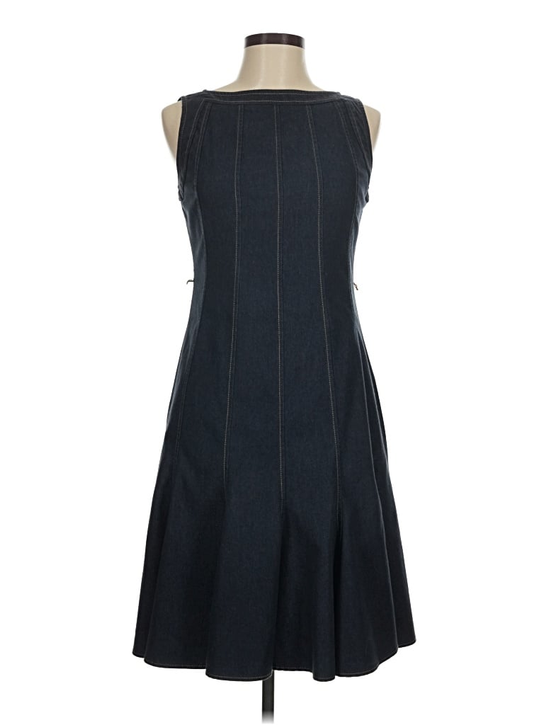 Pre-owned Sandra Darren Casual Dress In Blue