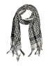 Unbranded Checkered-gingham Black Scarf One size - photo 1