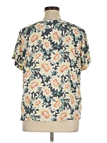 LC Lauren Conrad Short Sleeve Blouse (view 2)