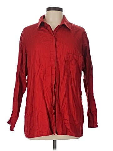 Calvin Klein Long Sleeve Button-Down Shirt (view 1)