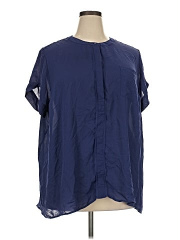 Simply Vera Vera Wang Short Sleeve Blouse (view 1)
