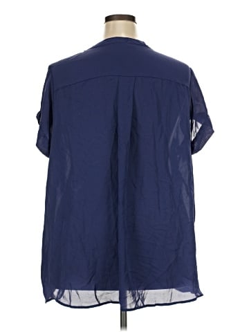 Simply Vera Vera Wang Short Sleeve Blouse (view 2)