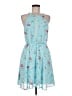 Blue Rain 100% Polyester Blue Casual Dress Size M - photo 1