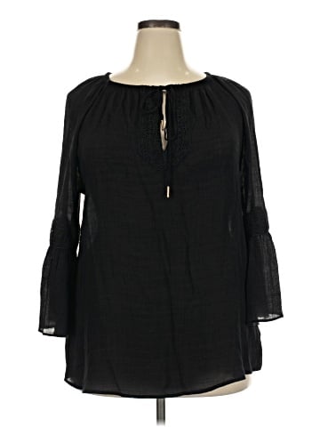 Counterparts 3/4 Sleeve Blouse (view 1)
