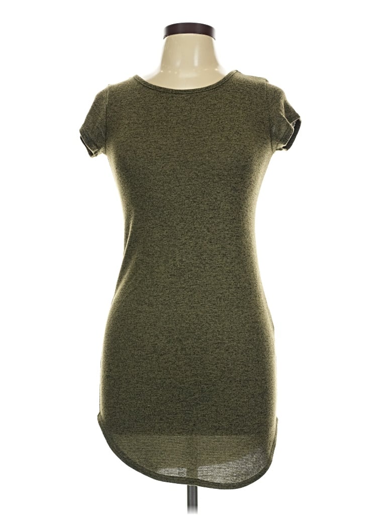 Pre-owned Poof Casual Dress In Green