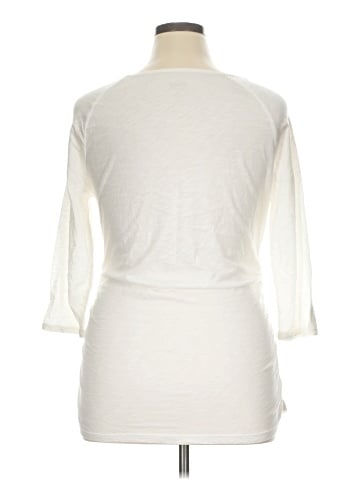 New York & Company 3/4 Sleeve T-Shirt (view 2)