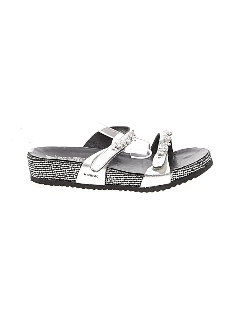 Pre-owned Mephisto Sandals In Silver
