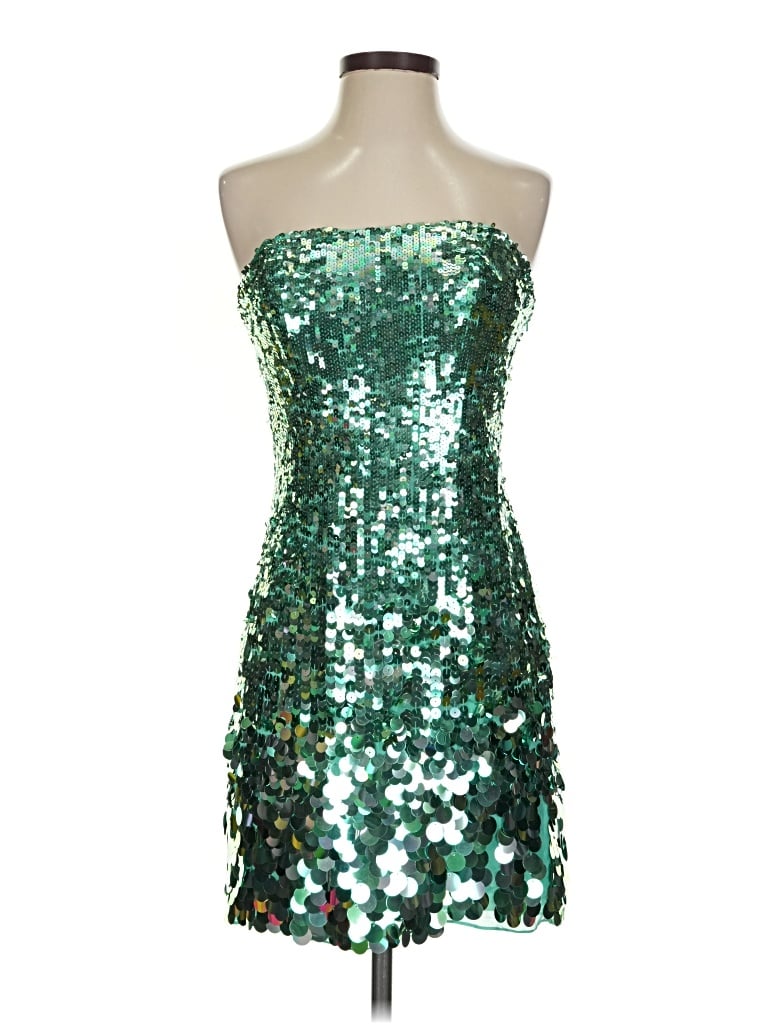 Pre-owned Sherri Hill Cocktail Dress In Green