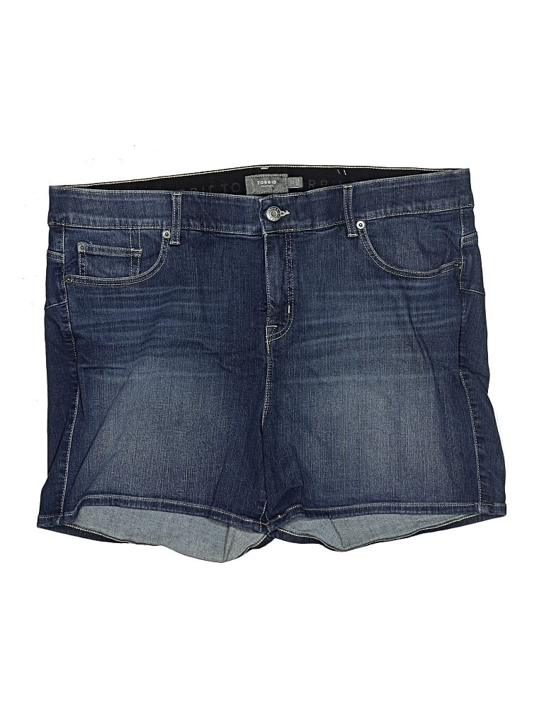 Pre-owned Torrid Denim Shorts In Blue