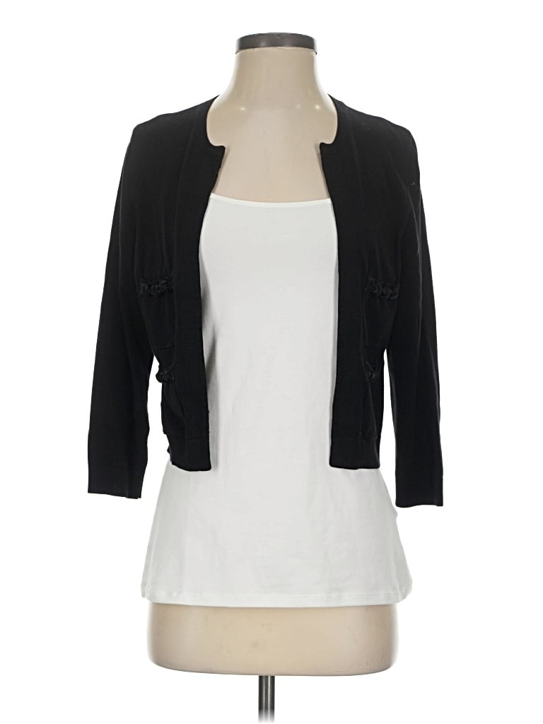 Pre-owned Carlisle Cardigan Sweater In Black