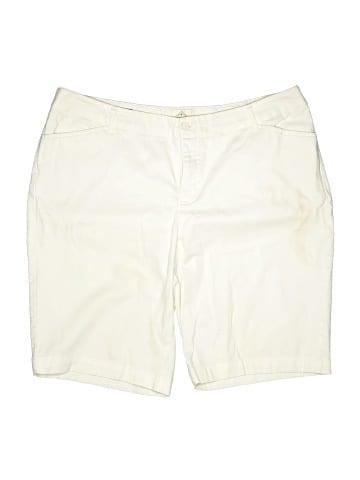 St. John's Bay Khaki Shorts (view 1)