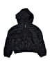 Old Navy 100% Nylon Solid Black Windbreaker Size 8 - photo 1