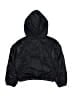 Old Navy 100% Nylon Solid Black Windbreaker Size 8 - photo 2