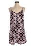 Ultra Pink 100% Polyester Hearts Pink Blue Romper Size M - photo 1