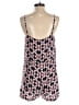 Ultra Pink 100% Polyester Hearts Pink Blue Romper Size M - photo 2