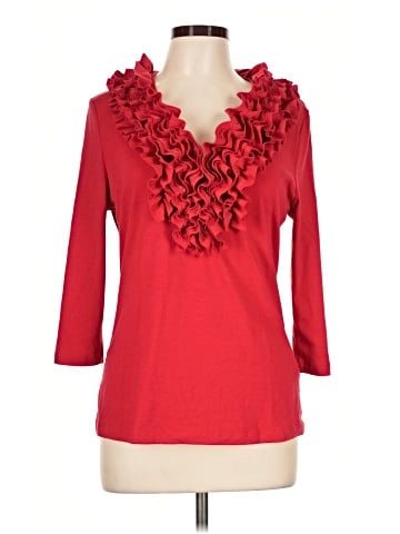 Casual Express Apparel 3/4 Sleeve Top (view 1)