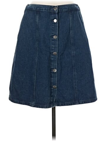 Allegra K Denim Skirt (view 1)