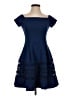 Francesca's Blue Cocktail Dress Size S - photo 1