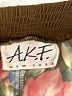 A.K.F. 100% Rayon Floral Brown Shorts Size L - photo 3